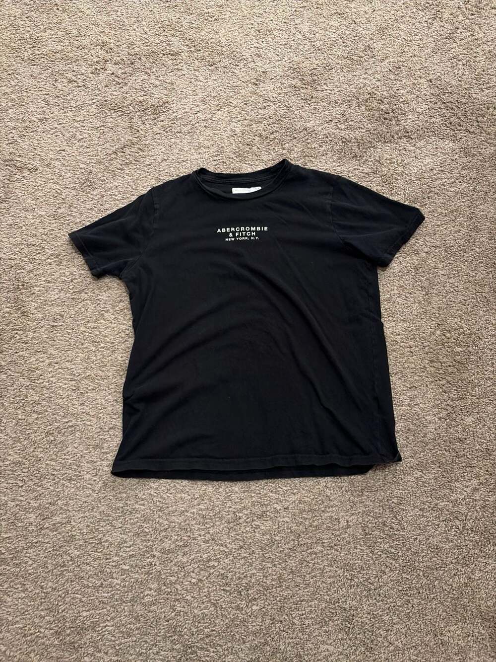 Abercrombie Kids Black Logo Graphic T-Shirt Size 15/16